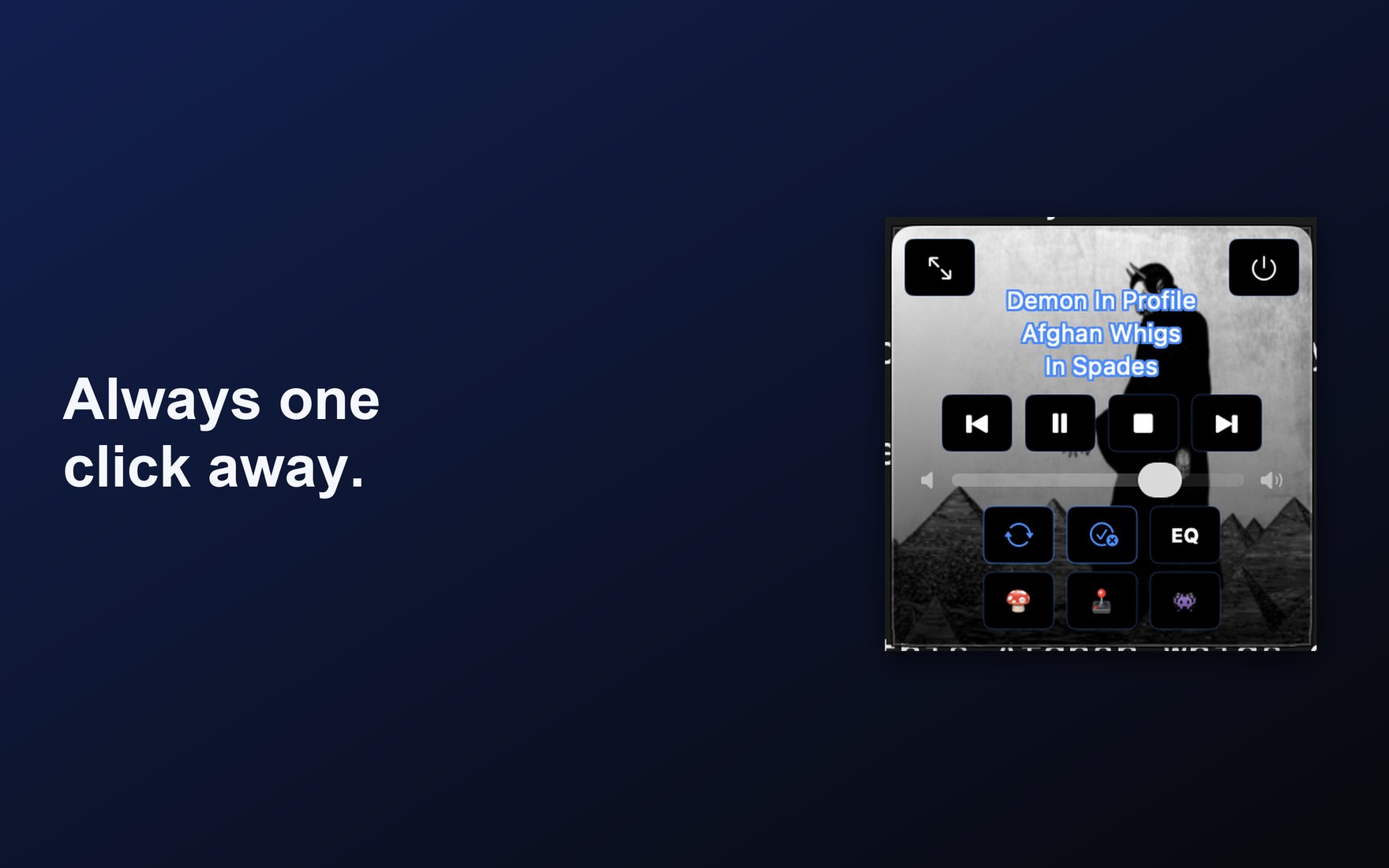 Oort mini-player